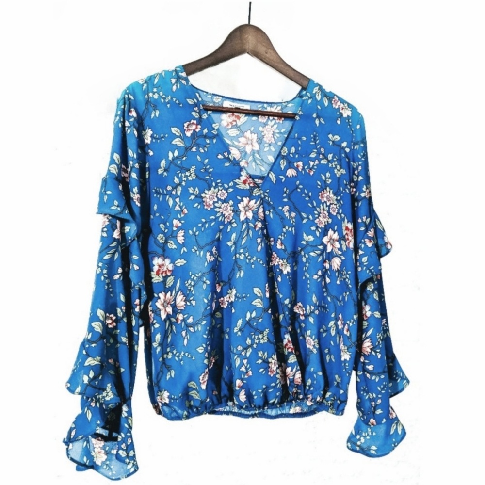 MAX STUDIO Flowy Floral Blouse